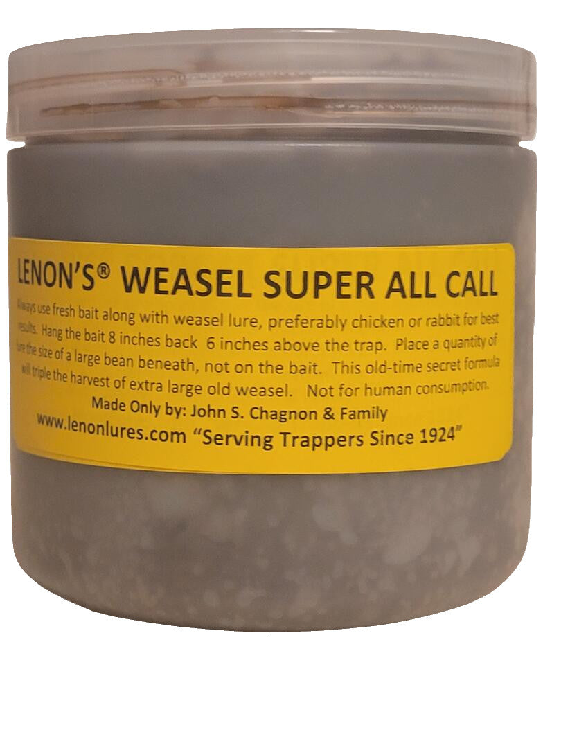 Lenon's Weasel Super All Call – Weasel Lure / Scent Lenon's Weasel Lure Results Since 1924