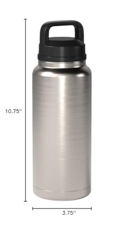 YETI Rambler 36 oz Bottle, Vacuum Insulated, Leakproof, Stainless Steel with Chug Cap