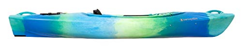 Perception Kayaks Joyride 10 - Sit Inside Kayak for Adults and Kids - Recreational and Multi-Water Kayak with Selfie Slot - 10' - Déjà vu