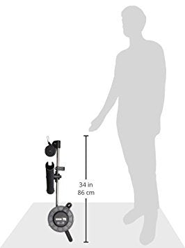 Scotty #1050 Depthmaster Manual Downrigger, Display Packed w/ Rod Holder, Black, 23"