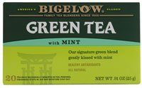 Bigelow Tea Green Tea Variety Pack, Classic Green Tea, Lemon, Pomegranate, Mint, Peach and Constant Comment Flavors, 20 Count Box (Pack of 6), 120 Total Tea Bags