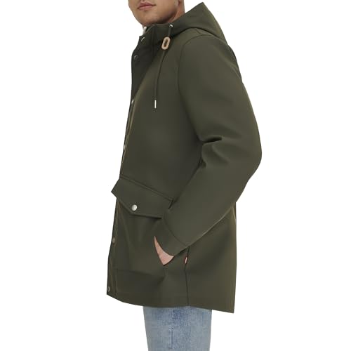 Levi's Men's Rubberized Rain Parka Jacket