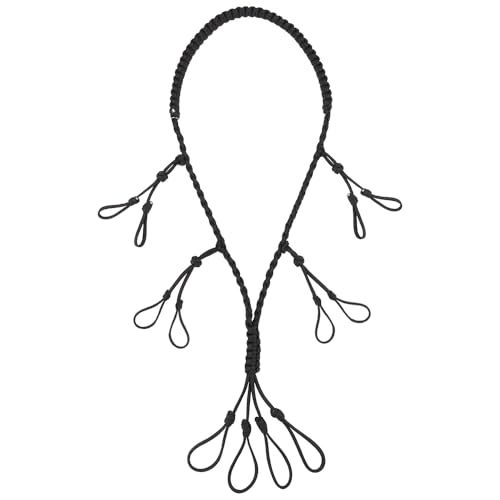 Duck Call Lanyard with 12 Adjustable Loops Paracord Hunting Goose Calls Duck Hunting Accessories Hand Braided Goose Calls for Predator Ducks Goose Hanger