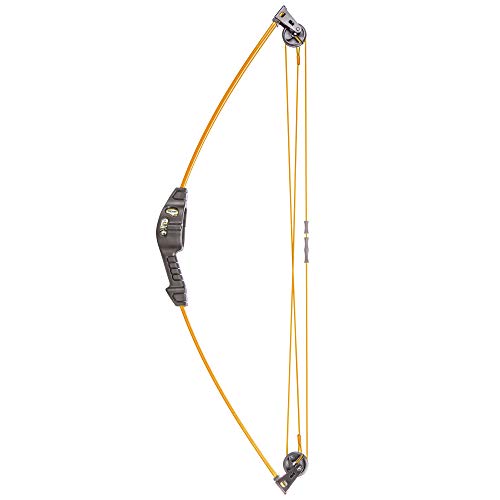 Bear Archery Spark Youth Bow Set, Recommended for Ages 5 to 10, Ambidextrous, Includes 2 Arrows, Armguard, Quiver