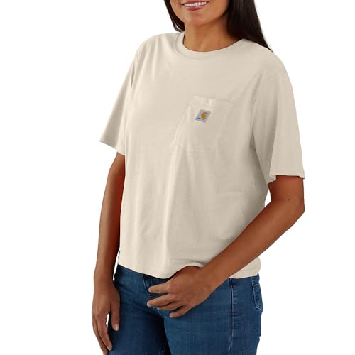 Carhartt Women's Tencel Fiber Series Loose Fit Short-Sleeve Pocket T-Shirt (Also Available in Plus Sizes)