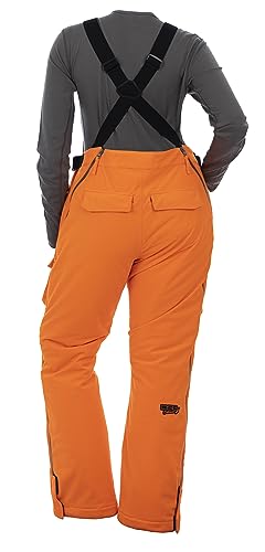 DOING SOMETHING GREAT Kylie 5.0 Camouflage Drop Seat Hunting Bibs for Women, DWR Waterproof, Thin Profile 120g Insulated