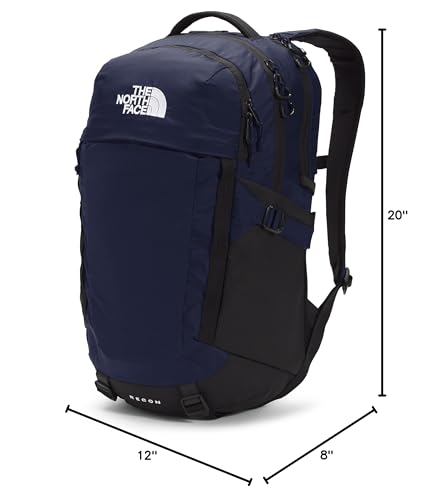 THE NORTH FACE Recon Everyday Laptop Backpack | Daypack with Water Repellent Finish, 16" Laptop Sleeve, 2 Water Bottle Pockets, TNF Black/TNF Black-NPF, One Size