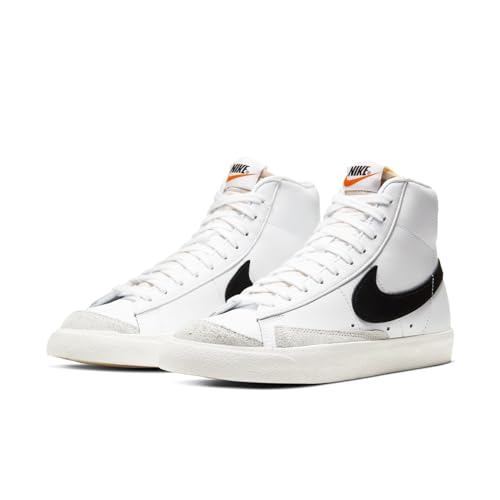 Nike Women's Basketball Shoe, White/Black, Women 8.5 US