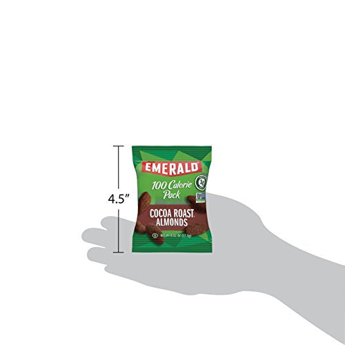 Emerald Nuts Mixed Nuts Variety Pack 18ct (1-Pack) , 100-Calorie Individual Packs , Features Dry Roasted Almonds, Natural Almonds & Walnuts, and Roasted & Salted Cashews