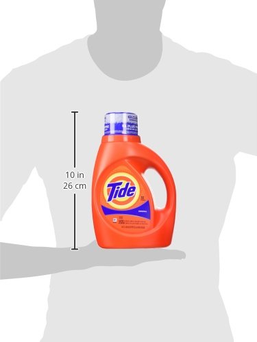 Tide Laundry Detergent Liquid, Original Scent, HE Compatible, 100 Loads, 132 fl oz, Tide Laundry Detergent, Liquid Laundry Detergent (Packaging May Vary)