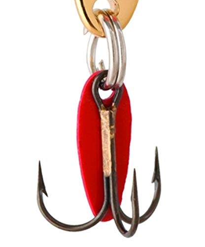 2-1/4-Inch Swedish Pimple Ice Fishing Hook, 1 Piece, White Pearl