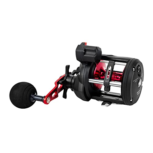 KastKing ReKon Round Baitcasting Fishing Reel, Saltwater Inshore Surf Trolling Reel, Up to 30LBS Powerful Max Drag, Conventional Reel for Catfish, Musky, Bass, Durable Graphite Frame for Saltwater