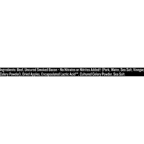 EPIC Bars, Venison Sea Salt and Pepper Bar, Keto Friendly, Whole30 Approved, Gluten Free, 12 Count, 15.6 oz
