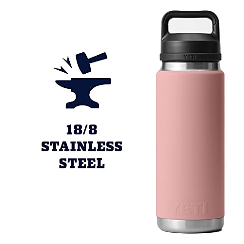 YETI Rambler 26 oz Bottle, Vacuum Insulated, Leakproof, Stainless Steel with Chug Cap