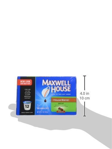 Maxwell House Decaf House Blend Medium Roast K-Cup Coffee Pods, 84 ct Box