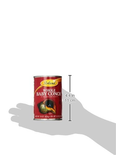 Roland Foods Whole Baby Conch in Water, Specialty Imported Food, 15-Ounce Can