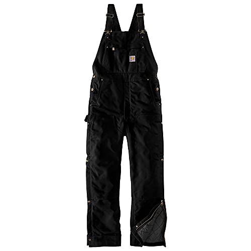 Carhartt mens Loose Fit Firm Duck Insulated Bib Overall