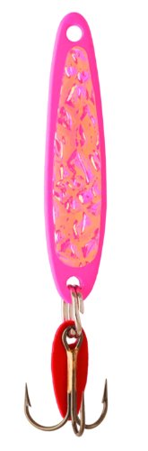 2-1/4-Inch Swedish Pimple Ice Fishing Hook, 1 Piece, White Pearl