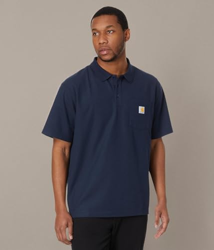 Carhartt Men's Loose Fit Midweight Short-Sleeve Pocket Polo