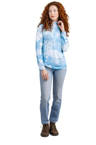 Realtree Women's Camo UV Protection Shirts and Hoodies Long Sleeve for Hunting, Fishing, Running and Hiking