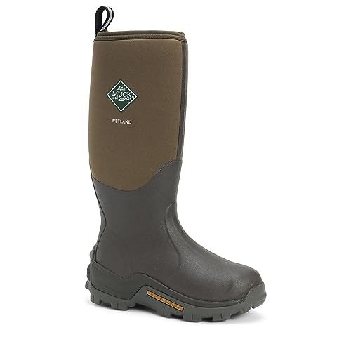 Muck Wetland Rubber Premium Men's Field Boots,Bark,Men's 9 M/Women's 10 M