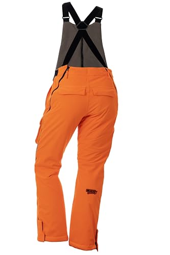 DOING SOMETHING GREAT Kylie 5.0 Camouflage Drop Seat Hunting Bibs for Women, DWR Waterproof, Thin Profile 120g Insulated