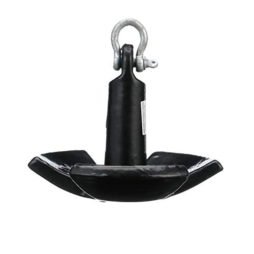 Seachoice River Anchor, Black Vinyl Coated Cast Iron, 20 Lbs.