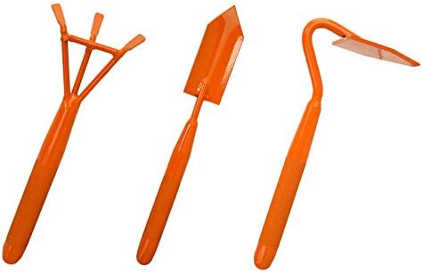 AuSable Brand Trappers Tool Value Package - 11" Cultivator Rake - 16" Trowel - 11" Hoe Made in The USA