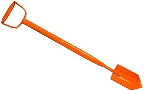 AuSable Brand 3" Orange Dirt Hole Auger – All Steel Construction – Lifetime Lasting – For Trapping & Digging