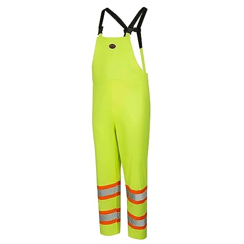 Pioneer Hi Vis Lightweight Waterproof Safety Rain Suit - Reflective Work Rain Gear for Men and Women