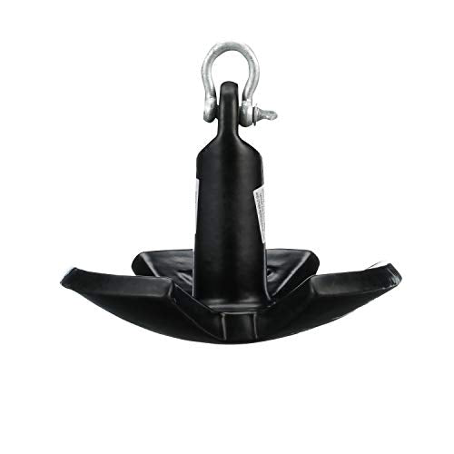 Seachoice River Anchor, Black Vinyl Coated Cast Iron, 20 Lbs.