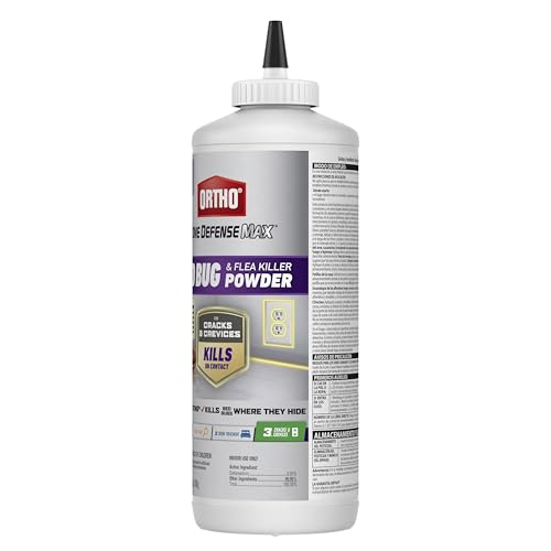 Ortho Home Defense Max Bed Bug, Flea and Tick Killer with Comfort Wand, Bed Bug Spray, Kills Bed Bug Eggs, Fleas and Ticks, 1 gal.