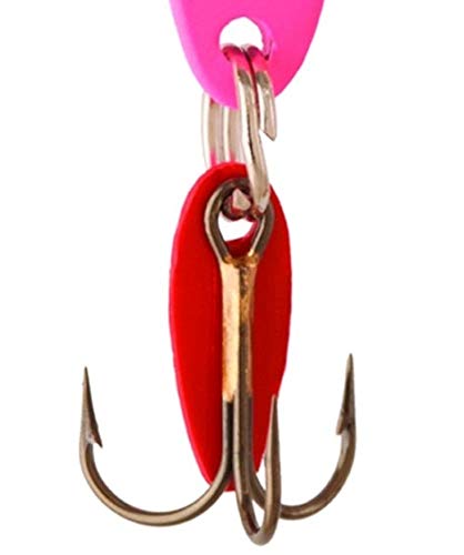 2-1/4-Inch Swedish Pimple Ice Fishing Hook, 1 Piece, White Pearl