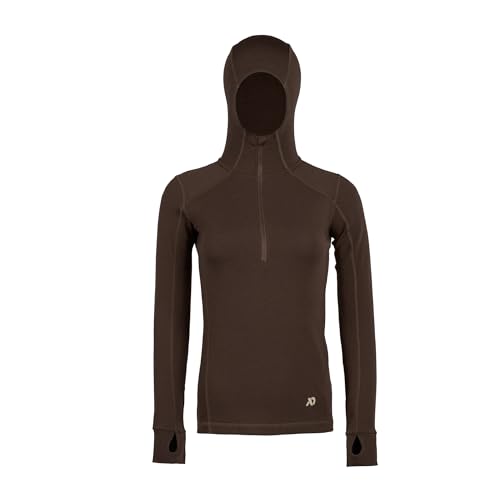 First Lite Women's Kiln Hoody - Merino Wool Midweight Camo Hunting Base Layer