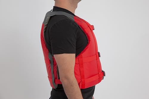 Stohlquist Universal Fit Adult Life Jacket PFD (2 and 4 Pack) Coast Guard Approved for Men and Women 90+ lbs, Lightweight Neoprene and Adjustable, Ideal for Boating, Kayaking & Water Sports