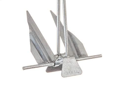 Seachoice Utility Anchor with Slip Ring Shank – Hot-Dipped Galvanized Steel or PVC Coated – Multiple Sizes