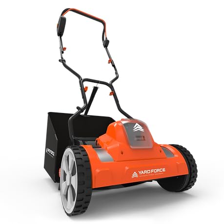 Yard Force Self Propelled Lawn Mower Briggs & Stratton 150cc Gas Engine 22-inch Steel Deck 3-in-1 Mulch, Bag, Side Discharge, 12-inch High Rear Wheels