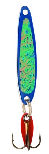 2-1/4-Inch Swedish Pimple Ice Fishing Hook, 1 Piece, White Pearl