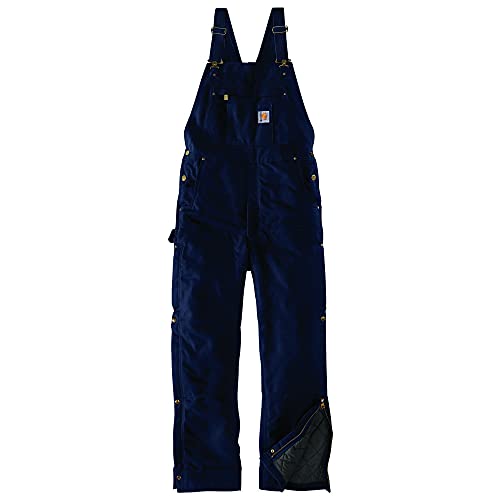 Carhartt mens Loose Fit Firm Duck Insulated Bib Overall