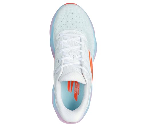 Skechers Women's Aero Burst Hands Free Slip-Ins Sneaker, White/Multi, 8.5