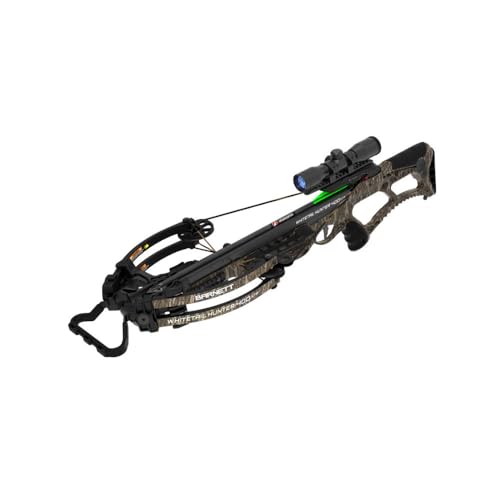 Barnett Whitetail Hunter Crossbow, with 4x32mm Multi-Reticle Scope, 2 Arrows, Lightweight Quiver