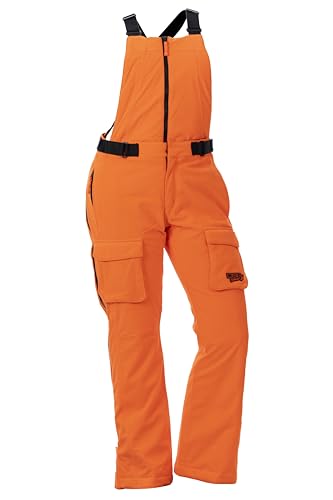 DOING SOMETHING GREAT Kylie 5.0 Camouflage Drop Seat Hunting Bibs for Women, DWR Waterproof, Thin Profile 120g Insulated