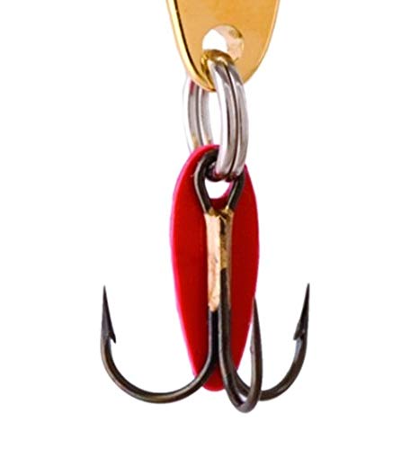 2-1/4-Inch Swedish Pimple Ice Fishing Hook, 1 Piece, White Pearl