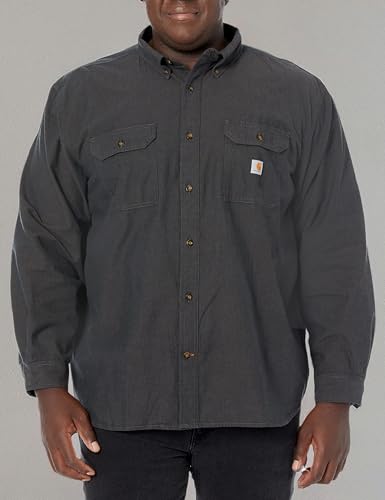 Carhartt Men's Loose Fit Midweight Chambray Long-Sleeve Shirt