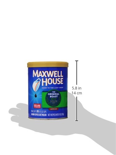 Maxwell House Decaffeinated Original Medium Roast Ground Coffee, 29.3 oz Canister