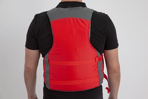 Stohlquist Universal Fit Adult Life Jacket PFD (2 and 4 Pack) Coast Guard Approved for Men and Women 90+ lbs, Lightweight Neoprene and Adjustable, Ideal for Boating, Kayaking & Water Sports