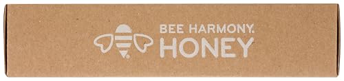 Bee Harmony Classic Honey Flight, Mini Honey Gift Set, 4 Jars, 3 OZ Each, Premium, Raw, Made in the USA