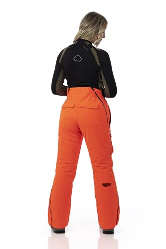 DOING SOMETHING GREAT Kylie 5.0 Camouflage Drop Seat Hunting Bibs for Women, DWR Waterproof, Thin Profile 120g Insulated