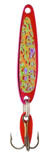 2-1/4-Inch Swedish Pimple Ice Fishing Hook, 1 Piece, White Pearl