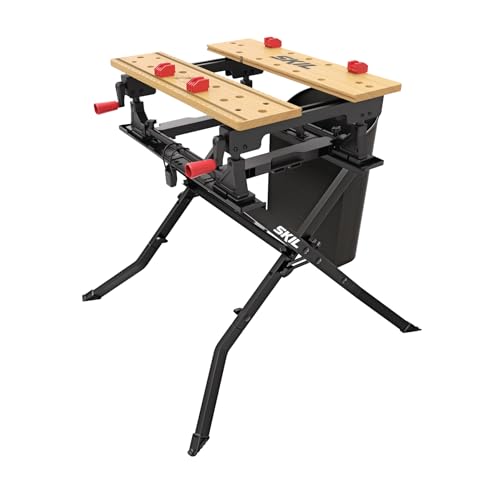 SKIL 15 Amp 10 Inch Portable Jobsite Table Saw with Folding Stand- TS6307-00
